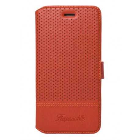 Etui rabattable original orange FACONNABLE pour iPhone 6 et 6S