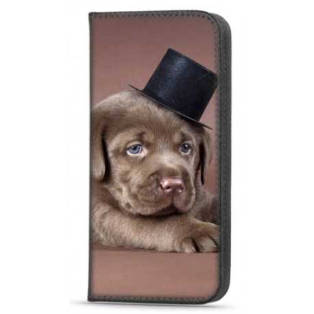 Etui portefeuille Dog pour SAMSUNG GALAXY A42 5G