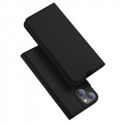 Etui cuir noir portefeuille iPhone 13