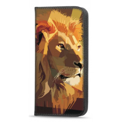 Etui portefeuille imprimé LION 2 pour Apple iPhone 13 Pro