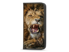 Etui portefeuille imprimé LION pour Apple iPhone 13 Pro MAX