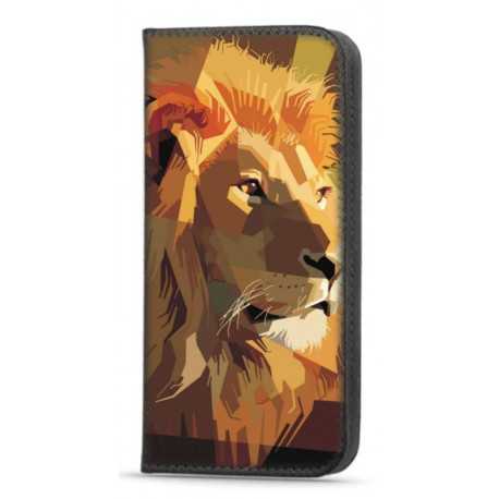Etui portefeuille imprimé LION 2 pour Apple iPhone 13 Mini