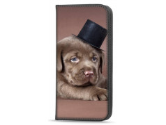 Etui portefeuille imprimé DOG pour Apple iPhone 13 Mini