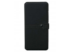 Etui rabattable original noir FACONNABLE Huawei P30 Pro