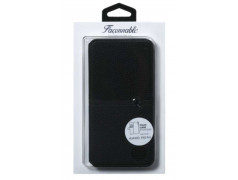 Etui rabattable original noir FACONNABLE Huawei P30 Pro