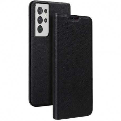 Etui portefeuille noir pour SAMSUNG GALAXY S22 Ultra