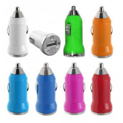 MINI Chargeur blanc 12 volts allume cigare pour Iphone, Ipad, Ipod 