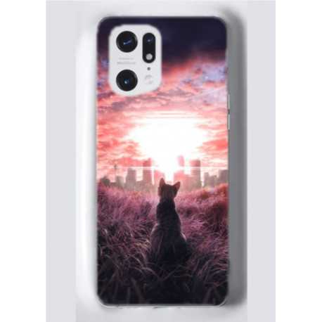 Coque souple Oppo Find X5 Pro Solitude