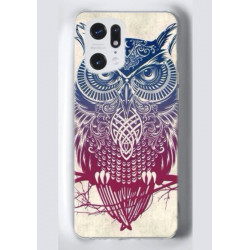 Coque souple Oppo Find X5 Pro Hibou 2