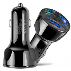 Chargeur 3XUSB 12 volts charge rapide 20W