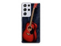 Coque Souple Guitare en gel pour SAMSUNG GALAXY S22 Ultra