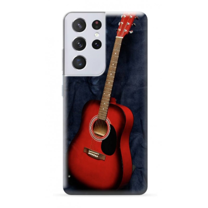 Coque Souple Guitare en gel pour SAMSUNG GALAXY S22 Ultra