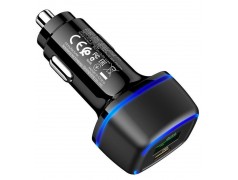 Chargeur allume cigare USB et USB-C 12 volts charge rapide 20W