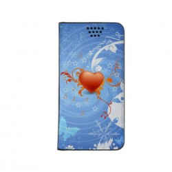 Etui de protection de smartphone Coeur musique Galaxy A13 5g