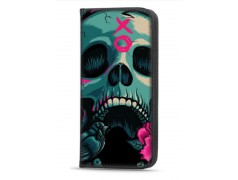 Etui portefeuille pink skull Samsung Galaxy A23 5g