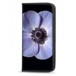 Etui portefeuille Fleur bleue Samsung Galaxy S20