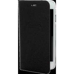 Etui rabattable original noir FACONNABLE pour iPhone 7
