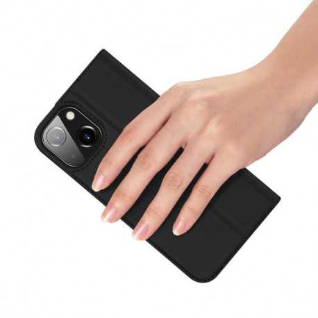 Etui cuir noir portefeuille iPhone 14 Etui cuir noir portefeuille iPhone 14