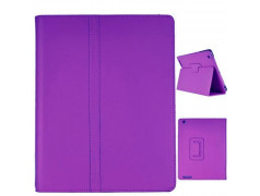 Etuis cuir 2 mauve pour IPAD 2