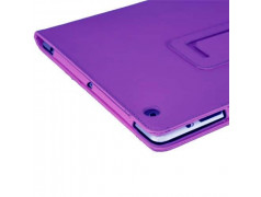 Etuis cuir 2 mauve pour IPAD 2