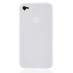 Coque silicone blanche pour Iphone 4S