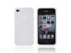 Coque silicone blanche pour Iphone 4S