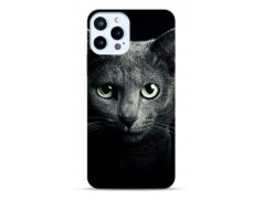 Coque souple Chat pour iPhone 14 Pro