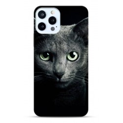 Coque souple Chat pour iPhone 14 Pro