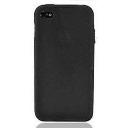 Coque silicone noire pour Iphone 4S