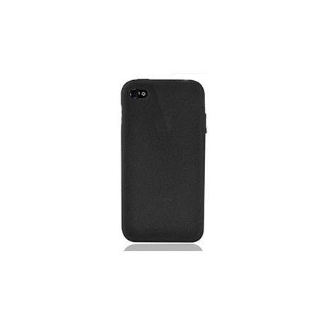 Coque silicone noire pour Iphone 4S