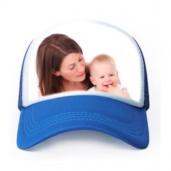 Casquette personnalisée bleue