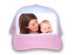 Casquette personnalisée rose