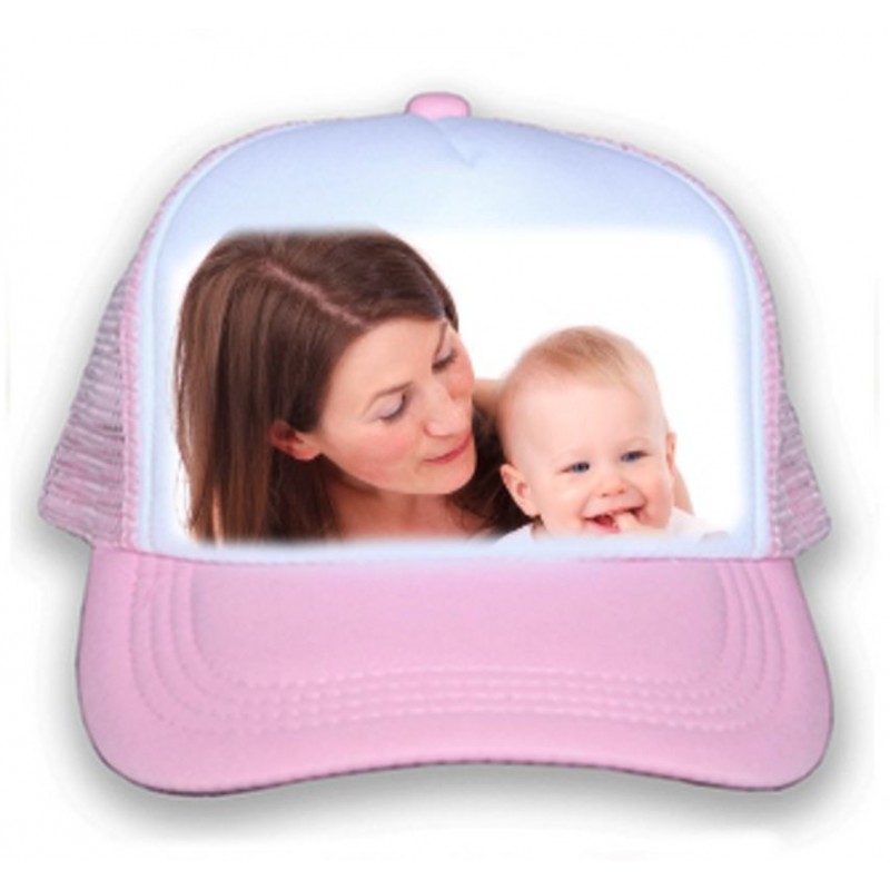 Casquette personnalisée rose