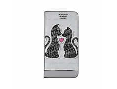 Etui portefeuille Cats pour iPhone 14