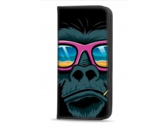 Etui portefeuille Monkey pour iPhone 14 Plus