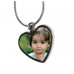 Pendentif personnalisable en forme de coeur