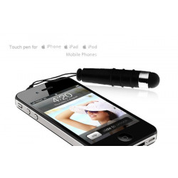  MINI Stylet noir pour Iphone,ipad et Ipod touch .