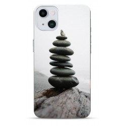 Coque Galet zen en gel pour iPhone 15