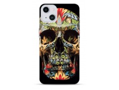 Coque Skull color en gel pour iPhone 15