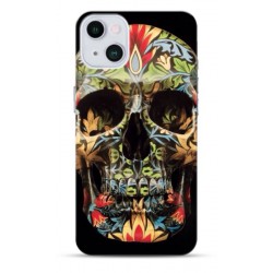 Coque Skull color en gel pour iPhone 15 plus