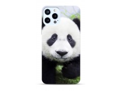 Coque Joli panda en gel pour iPhone 15 Pro