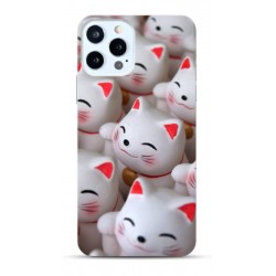 Coque Manga cat en gel pour iPhone 15 Pro