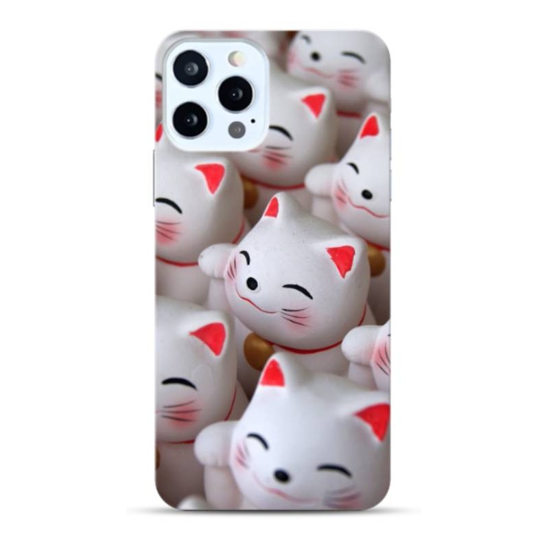 Coque Manga cat en gel pour iPhone 15 Pro