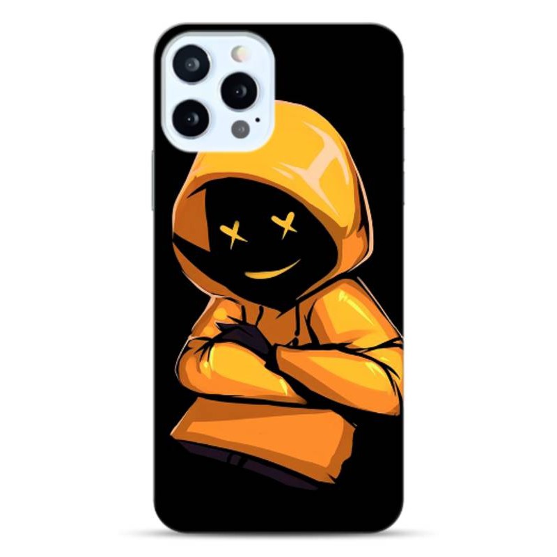 Coque ptit bonhomme en gel pour iPhone 15 Pro