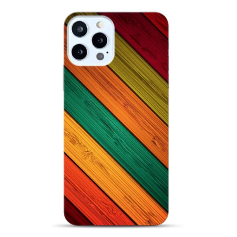 Coque Rainbow en gel pour iPhone 15 Pro