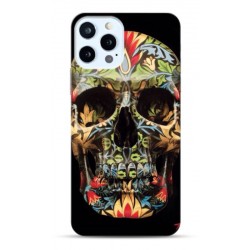 Coque Color skull en gel pour iPhone 15 Pro