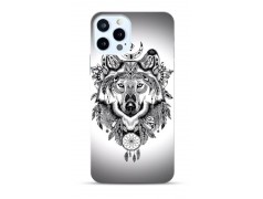 Coque Lion tribal en gel pour iPhone 15 Pro max