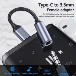 Adaptateur audio type C vers jack