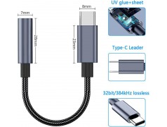 Adaptateur audio type C vers jack