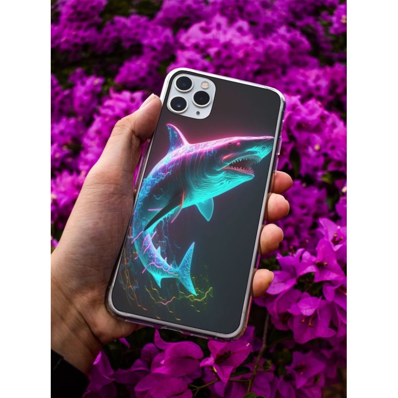 Coque Requin en gel pour iPhone 15 Pro max